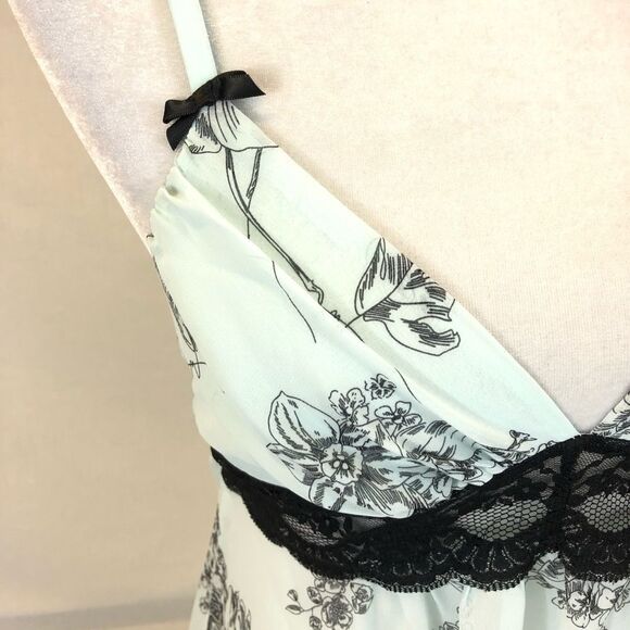 Apt 9 Tiffany Blue and Black Sexy Nightgown Small - Picture 2 of 11